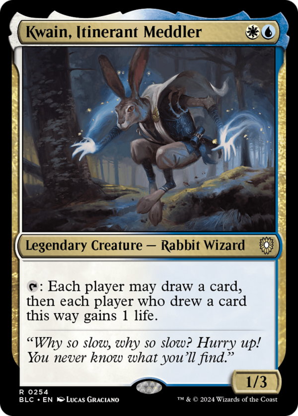 Kwain, Itinerant Meddler [Bloomburrow Commander] For Discount