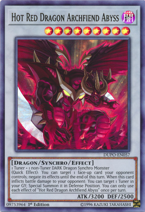 Hot Red Dragon Archfiend Abyss [DUPO-EN057] Ultra Rare Discount