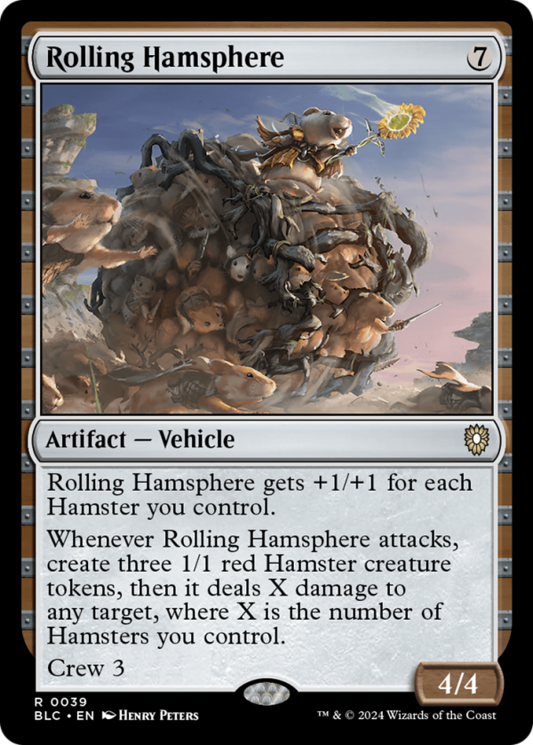 Rolling Hamsphere [Bloomburrow Commander] Online Sale