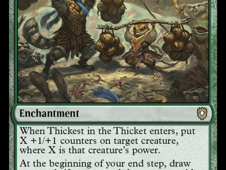 Thickest in the Thicket [Bloomburrow Commander] Online Sale