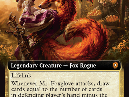 Mr. Foxglove (Extended Art) [Bloomburrow Commander] For Sale