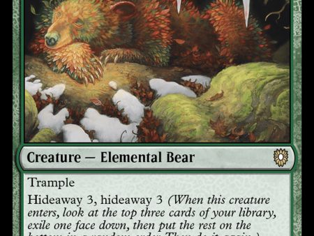 Evercoat Ursine [Bloomburrow Commander] Online Hot Sale