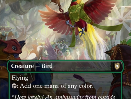 Birds of Paradise (Borderless) [Bloomburrow Commander] Fashion