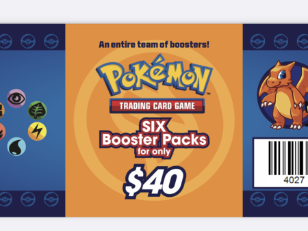 6 Assorted Pokémon Booster Packs Online now