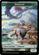 Warrior    Dinosaur Double-Sided Token [March of the Machine Tokens] on Sale