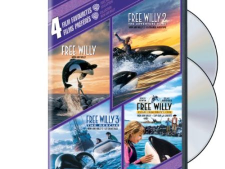 4 FILM FAVORITES: FREE WILLY 1-4 COLLECTION (BILINGUAL) Hot on Sale